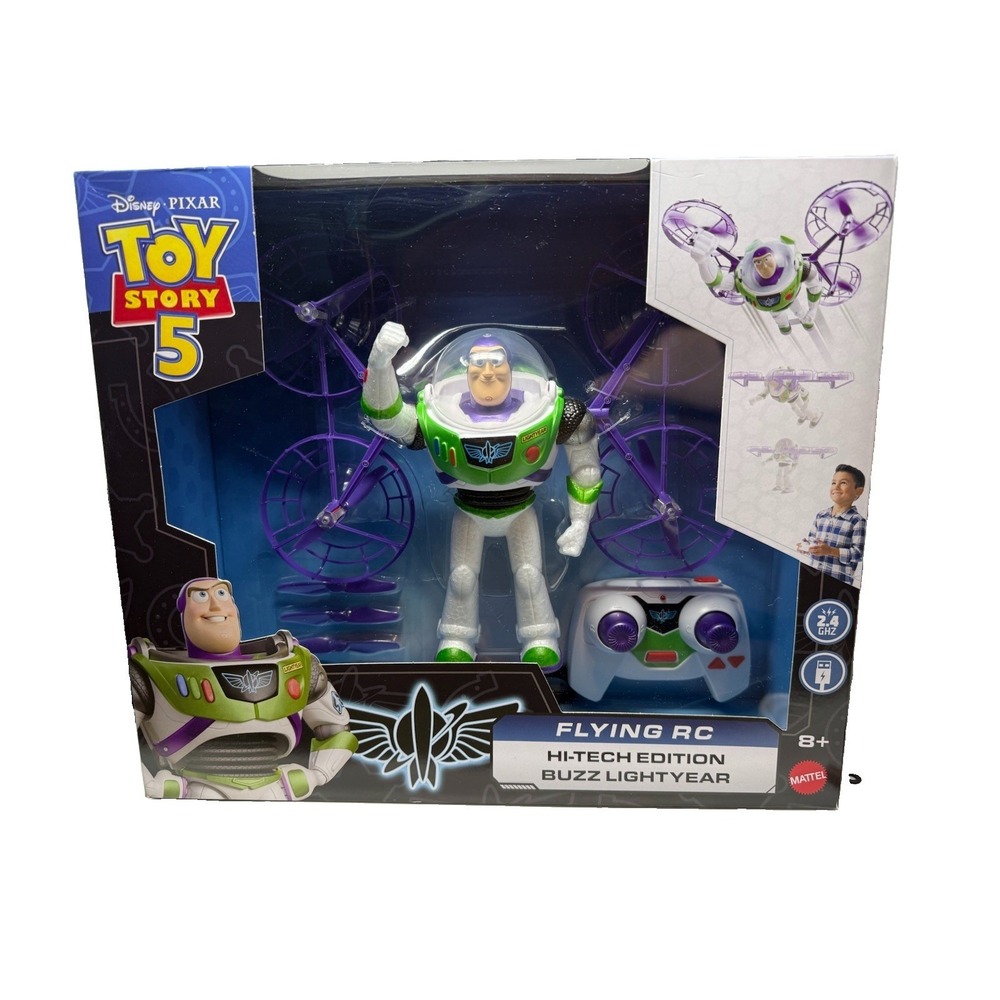 Disney Pixar Toy Story 5 Flying RC Buzz Lightyear Hi-Tech Drone Remote Control